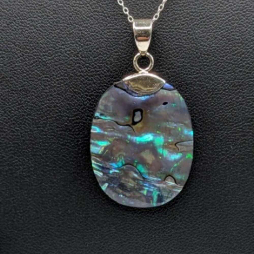 Abalone and Sterling pendant